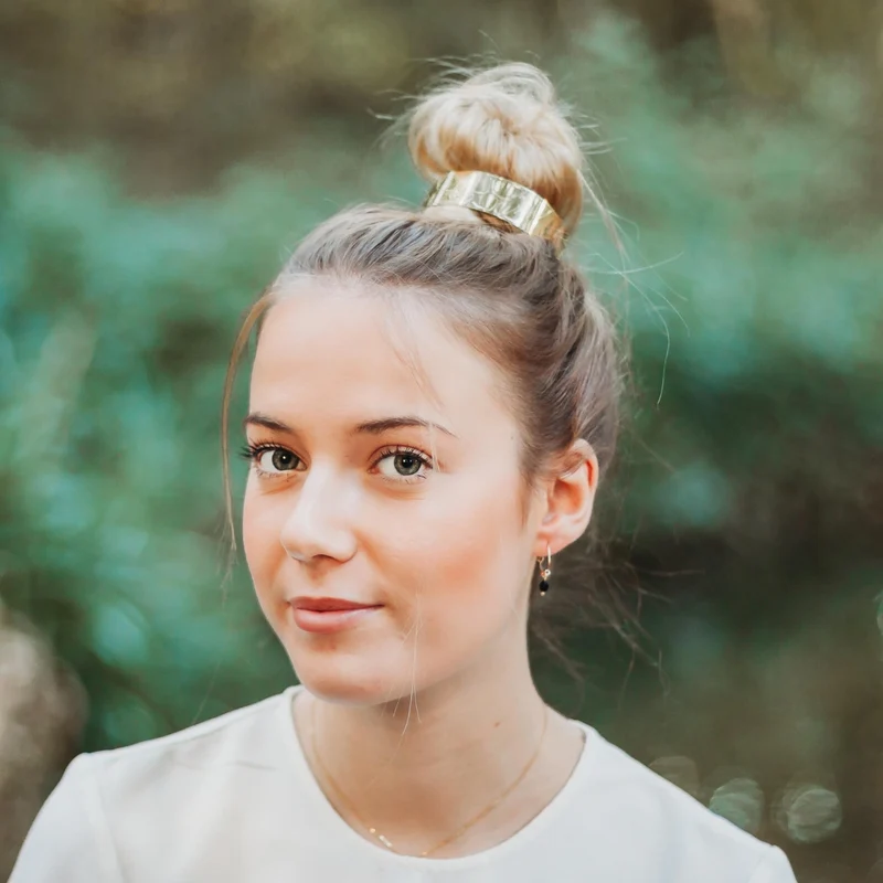 Bun cuff Evora - doré