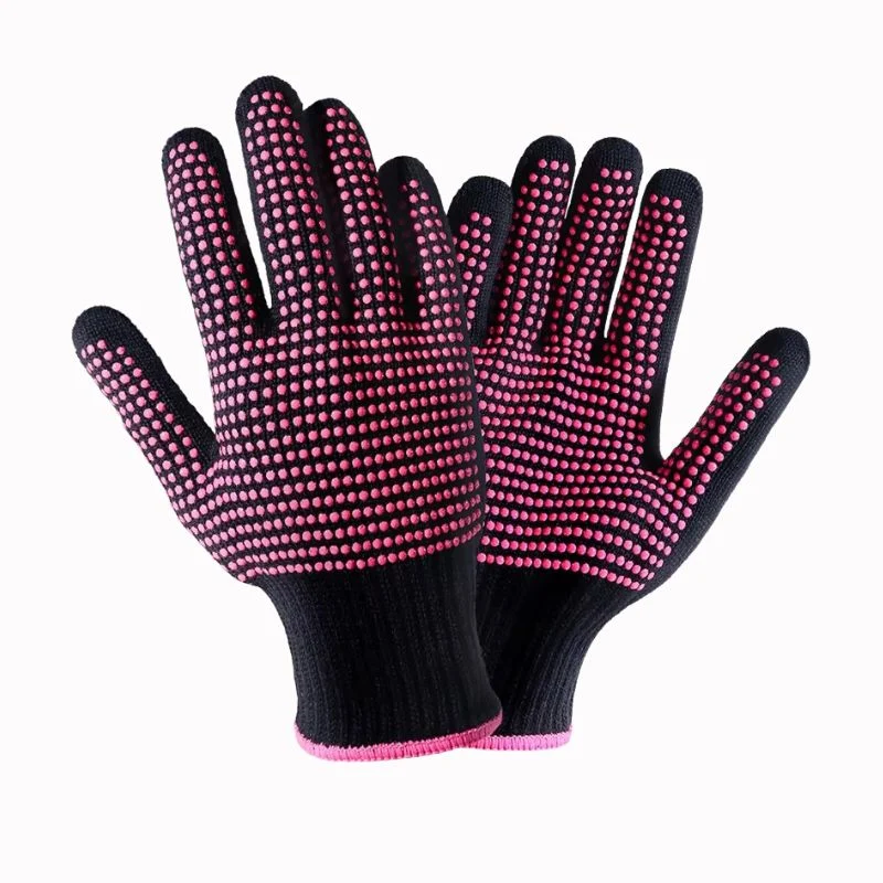 Gants de Protection Anti-Chaleur avec Picots Silicone, Gants Résistants 250°C
