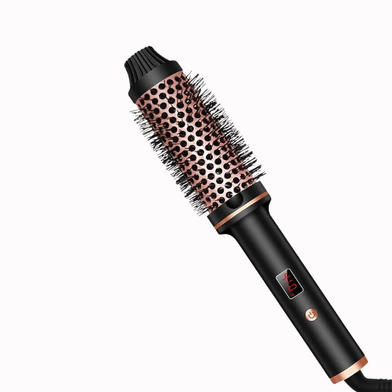 Brosse sèche cheveux chauffante 1,5'' céramique