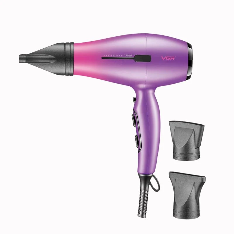 Sèche-cheveux professionnel 2400W, Séchage rapide