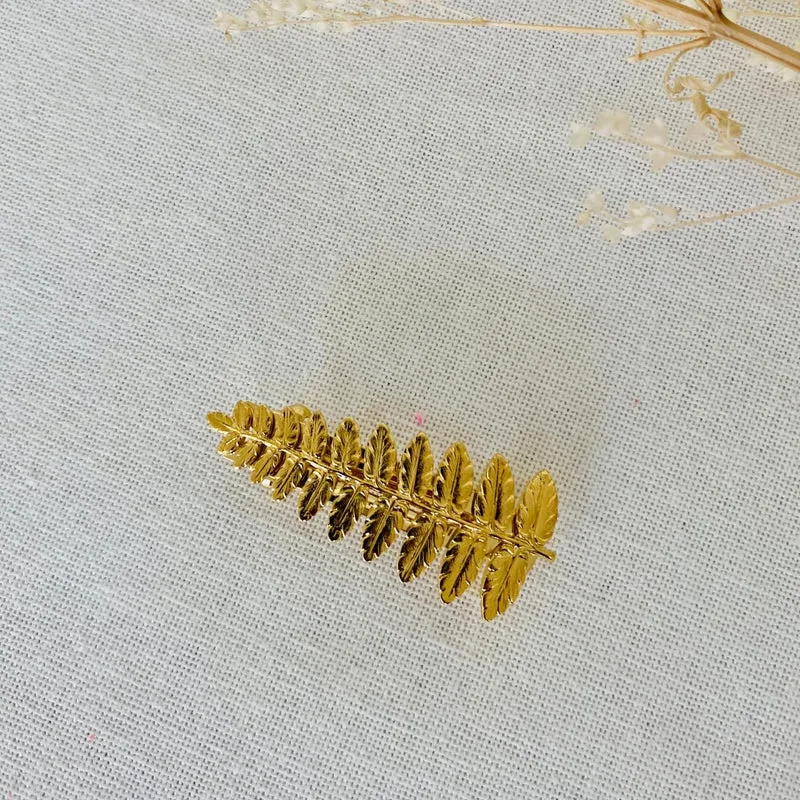 Petite barrette dorée Hermione