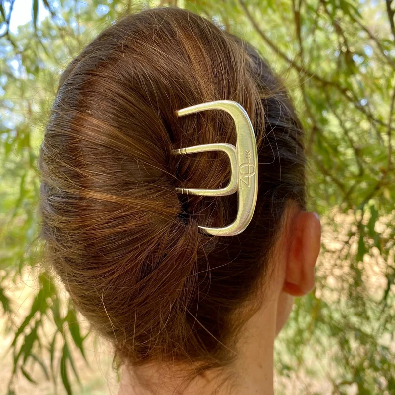 Peigne à cheveux Oren - argenté