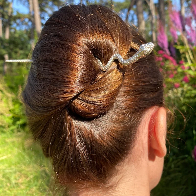Pic à cheveux Eliott - argenté