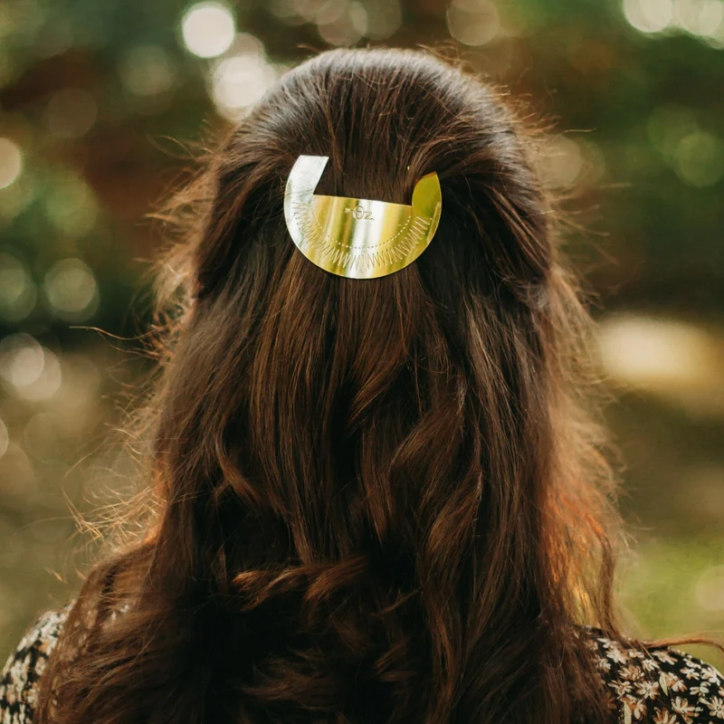 Barrette Inti - dorée