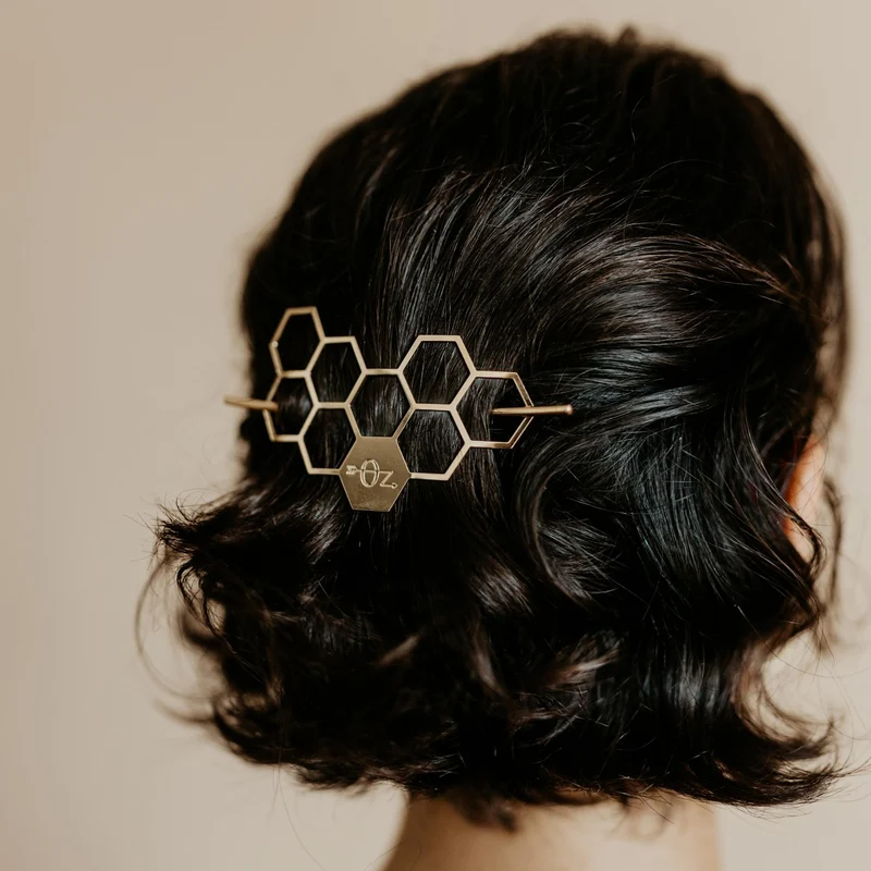 Bijou de cheveux Maya - doré