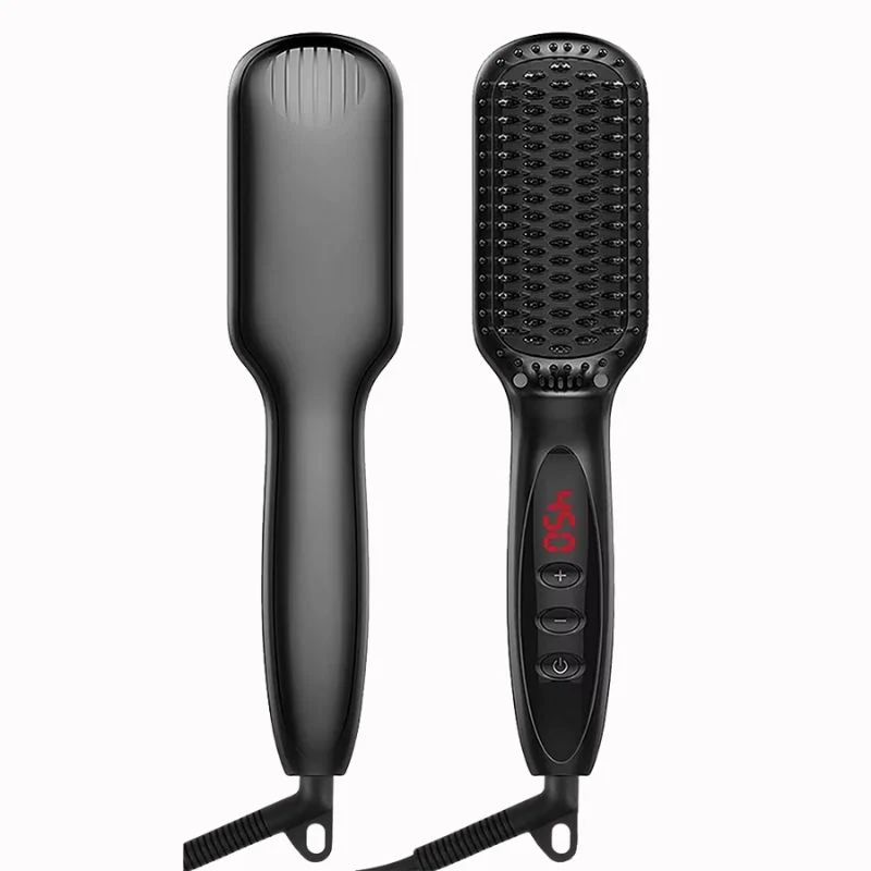 Brosse Chauffante Noire Lissage Précis
