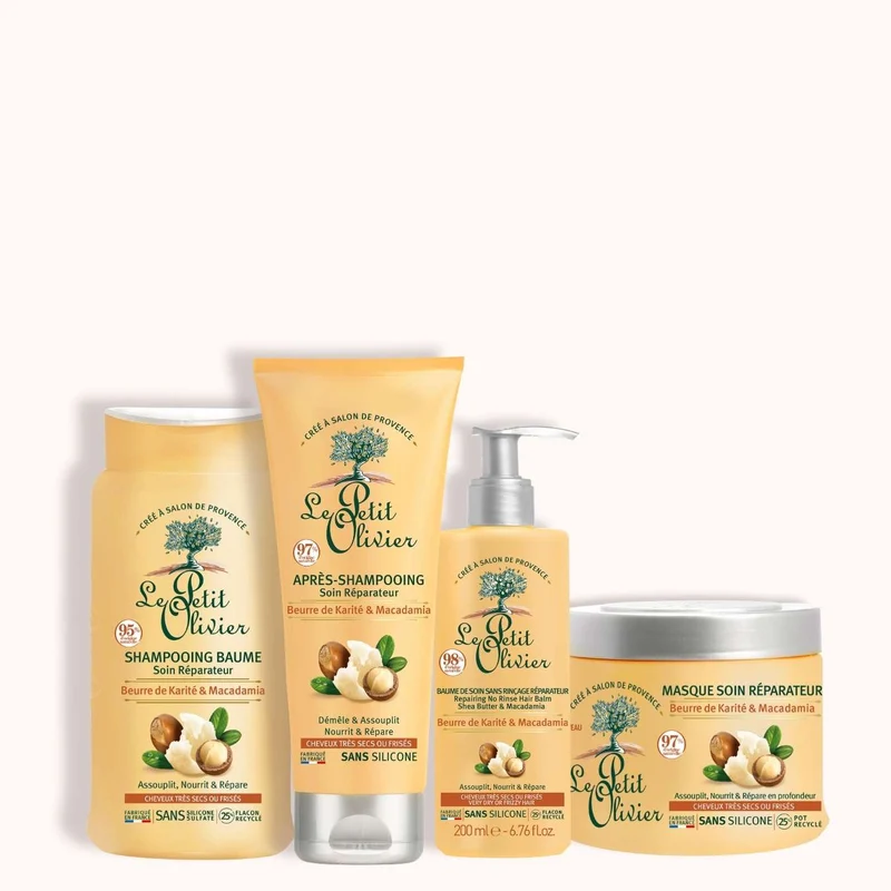 Rituel Complet Cheveux Très Secs ou Frisés