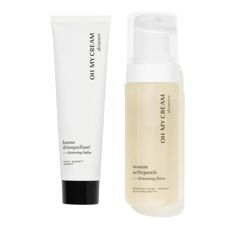 Le double nettoyage Baume et Mousse