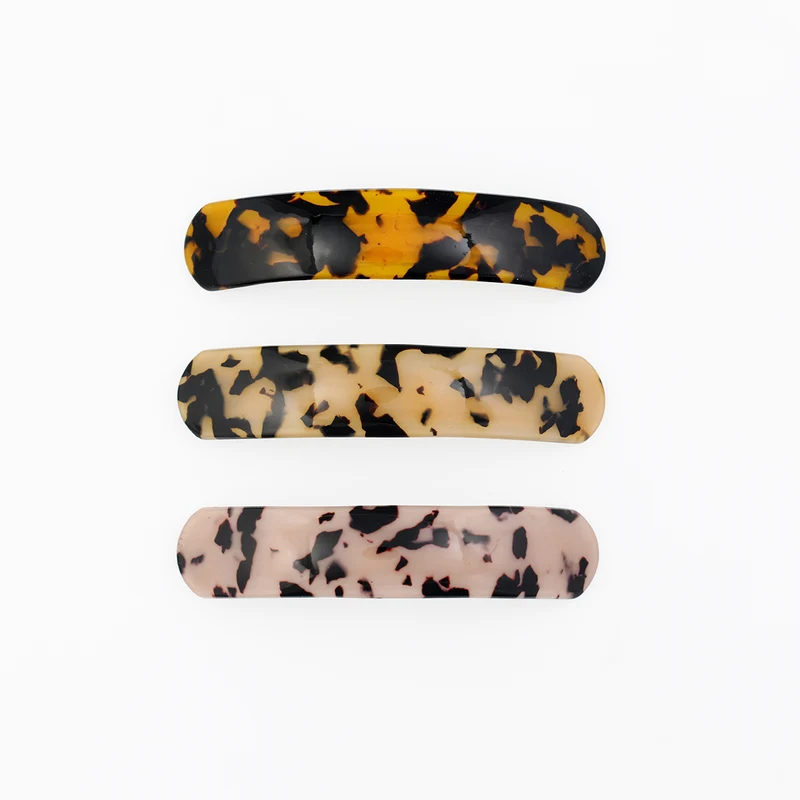 Set de 3 barrettes écailles