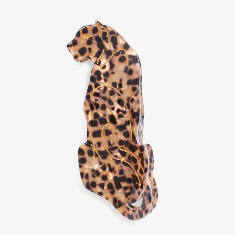 Pince à cheveux guepard