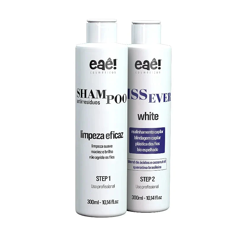 Eaê Cosmetics LissEver White Kit 2x 300ml / 2x 10z1