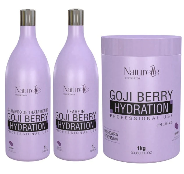 Naturelle Goji Berry Hydration Kit 3x 1L / 3x 33.8 fl oz