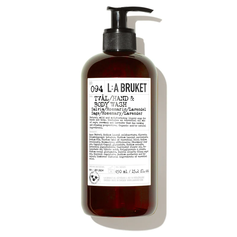 Hand & Body Wash Nettoyant Sauge Romarin Lavande 094
