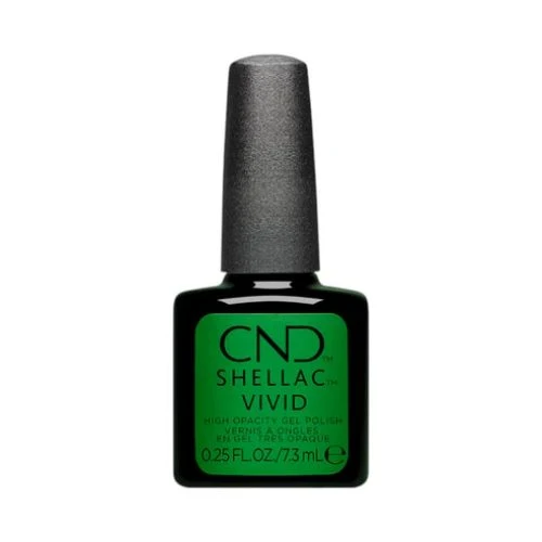 CND SHELLAC VIVID vernis U.V. vert trèfle