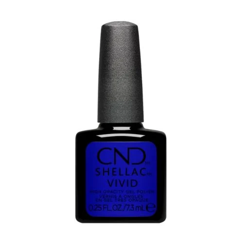 CND SHELLAC VIVID vernis U.V. bleu de lazulite
