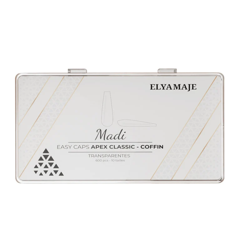 Madi – Transparente – Coffin Medium – Capsules Easy Caps – ElyaMaje