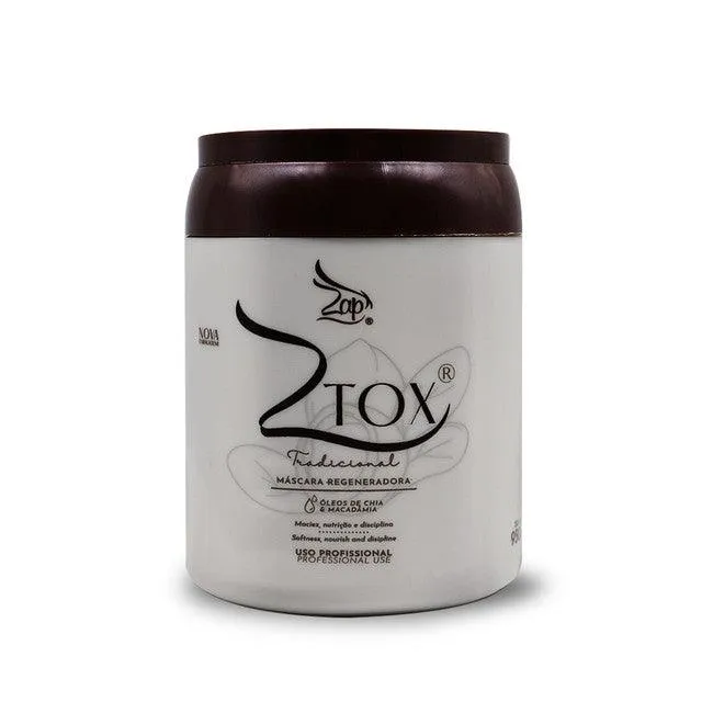 Zap Cosmeticos, Ztox Oleos de Macadamia e Chia, Masque capillaire pour cheveux, 950 g