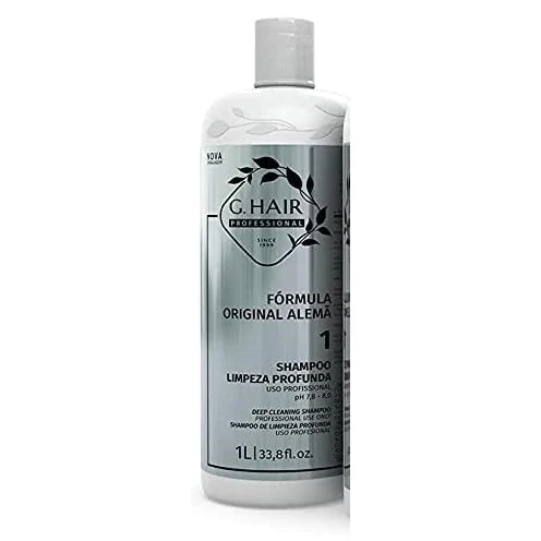 G Hair, Fórmula Original Alema, Shampoing nettoyant en profondeur pour cheveux 1, 1L
