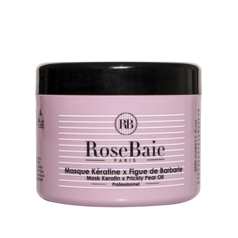 LOT DE 6 MASQUE 500ML SANS SULFATE ET SANS PARABEN ROSEBAIE