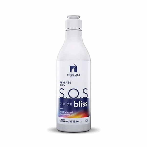 Tree Liss, Reverse Plex, SOS, Color Bliss, Huile de finition pour cheveux, 120 ml
