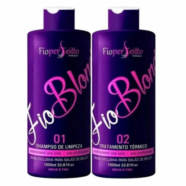 Fio Perfeito, Kit Matizador Fioblond, 2x1L