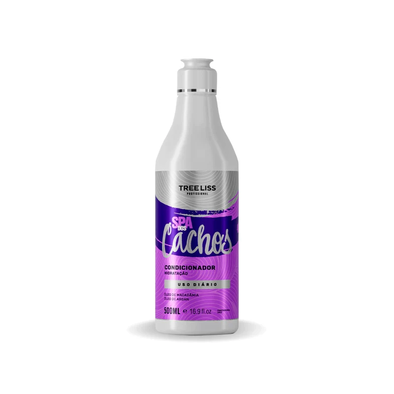 Treeliss SPA dos Cachos Après-shampoing réparateur pour cheveux 500 ml | 19.2 onces