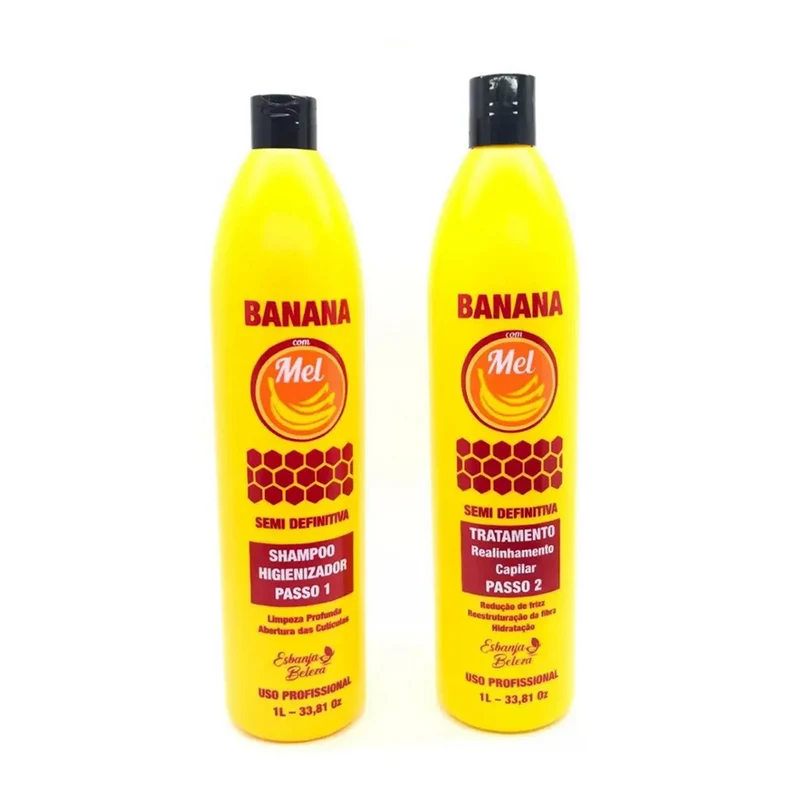 Uniliss, Kit Banane et Mel, 2x1L
