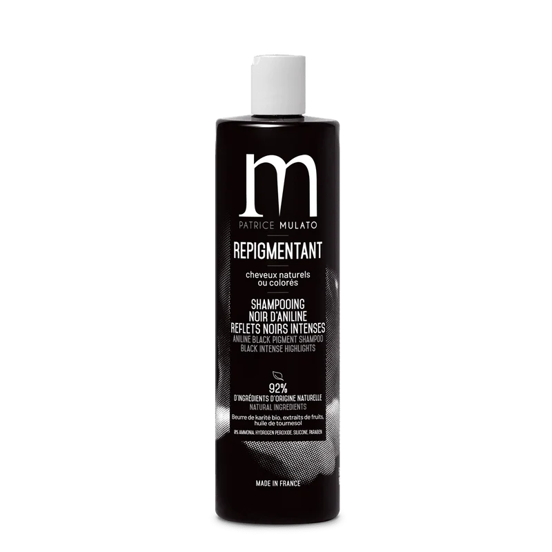 Mulato shampoing repigmentant noir d'aniline 500 ml