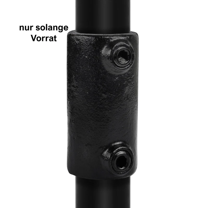 Art.149S Verlängerunsstück aussen - schwarz - Rohrverbinder