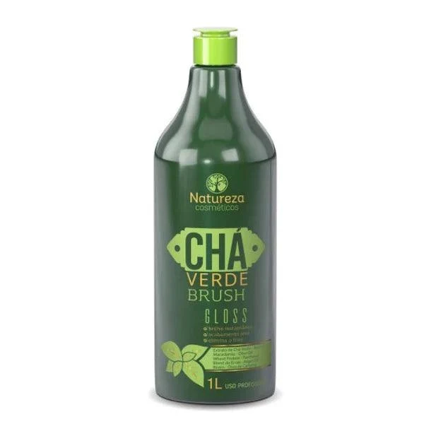 Natureza Cosmeticos, CBD Oil Brush Gloss 2, Après-shampoing réparateur pour cheveux, 1 L