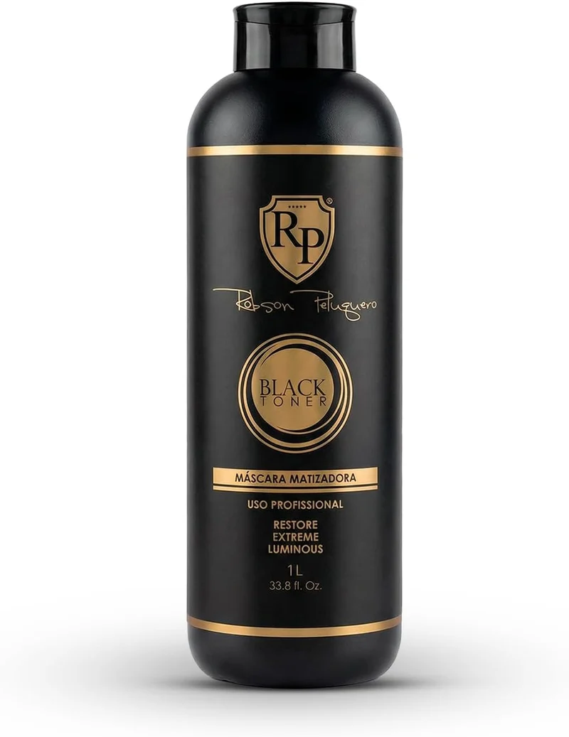 Robson Peluquero, Nuances Black Toner Mascara, Masque capillaire, 1 L