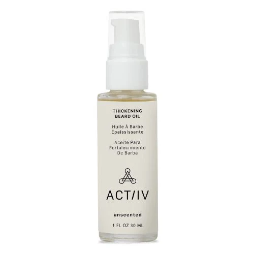 ACTIIV Huile à barbe épaississante sans parfum