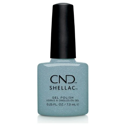 SHELLAC vernis U.V. teal textile