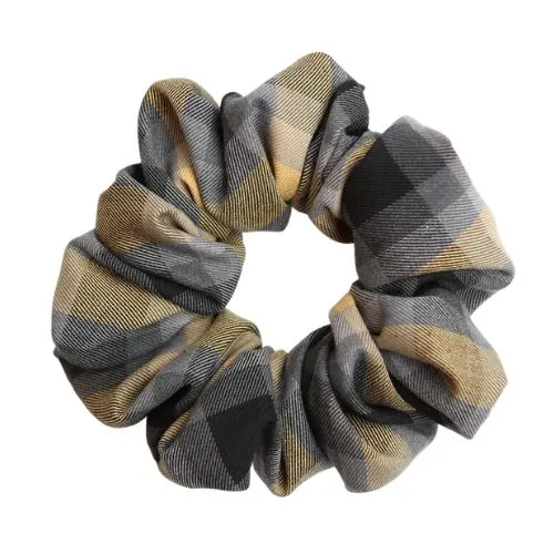 CHOUCHOU jaune /gris à carreaux