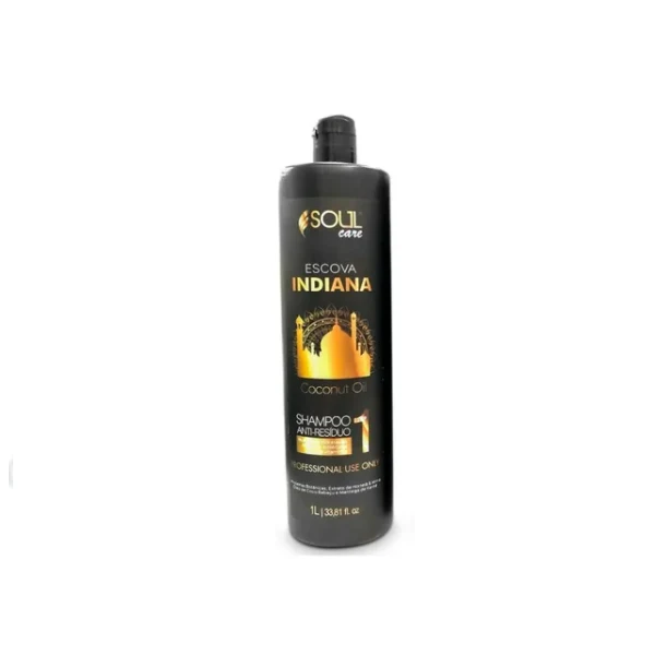 Soul Care, Escova Indiana, Shampoing nettoyant en profondeur pour cheveux, 1 L