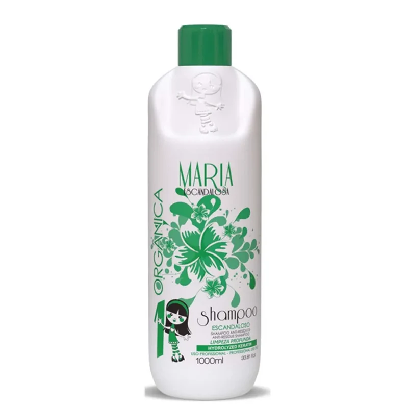 Bonequinha Escandalosa, Shampoo Organica 1, Shampooing nettoyant en profondeur pour cheveux, 1L