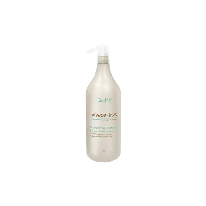 Dwellx, Vivaceliss Step 1, Shampoing nettoyant en profondeur pour cheveux, 1 L
