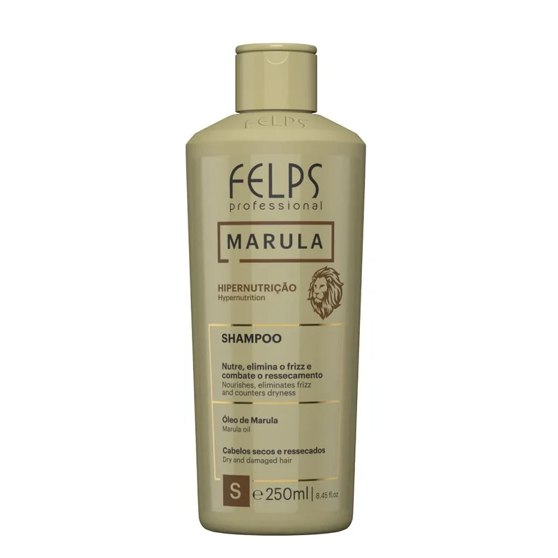 Felps, Marula Hipernutricao, Shampoing nettoyant en profondeur pour cheveux, 250 ml