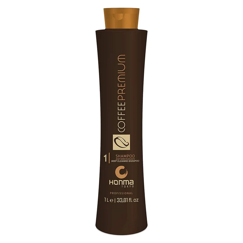 Honma Tokyo, Coffee Collagen, Shampoing nettoyant en profondeur pour cheveux, 1 L