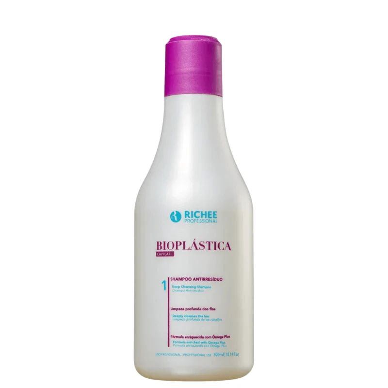 Richee, Bioplastica Capilar A, Shampoing nettoyant en profondeur pour cheveux, 250 ml