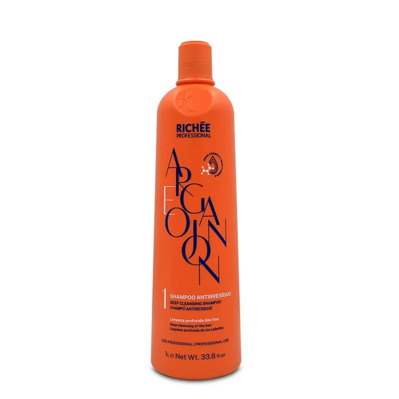 Richée, Argan et Ojon, Shampoing nettoyant en profondeur pour cheveux, 1 L