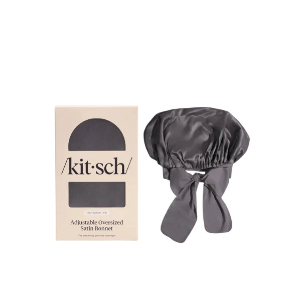 Bonnet satin surdimensionné ajustable