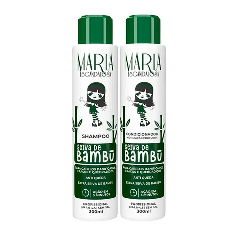 Sève de bambou Maria Escandalosa – Kit capillaire 2x300 ml