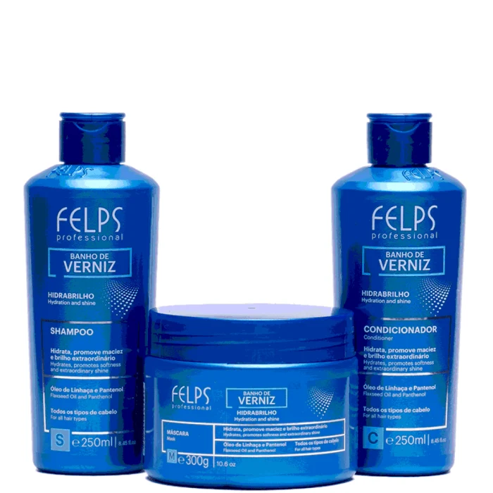 Kit de bain de vernis Felps 2x250ml 8.45 oz + 300g 10.5 oz