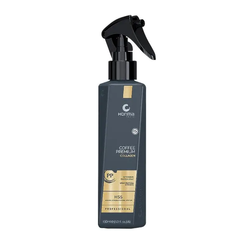 Honma Tokyo, Spray au café et au collagène PP, huile de finition pour cheveux, 150 ml