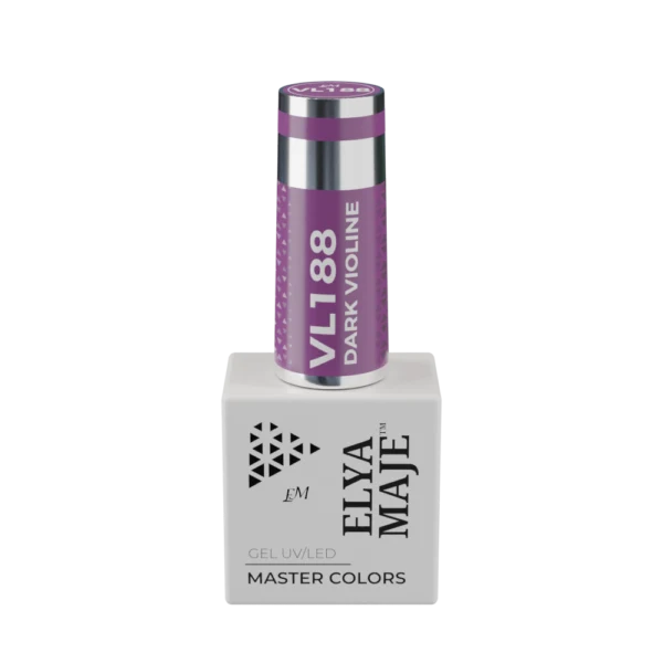 Vernis Semi Permanent – Master Color 188 – Dark violine – Elya Maje