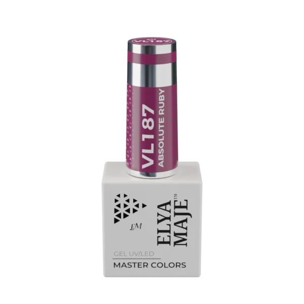 Vernis Semi Permanent – Master Color 187 – Absolute ruby – Elya Maje