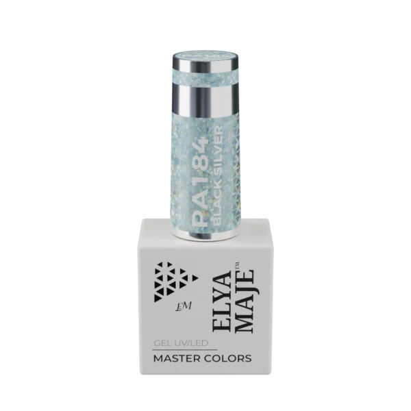 Vernis Semi Permanent – Master Color 184 – Black silver – Elya Maje
