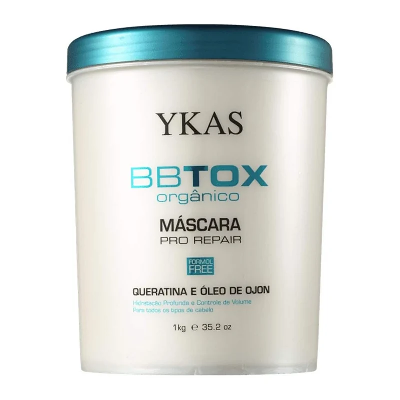 Ykas, BTX Botanic Zero Formol, Masque capillaire pour cheveux, 1 kg