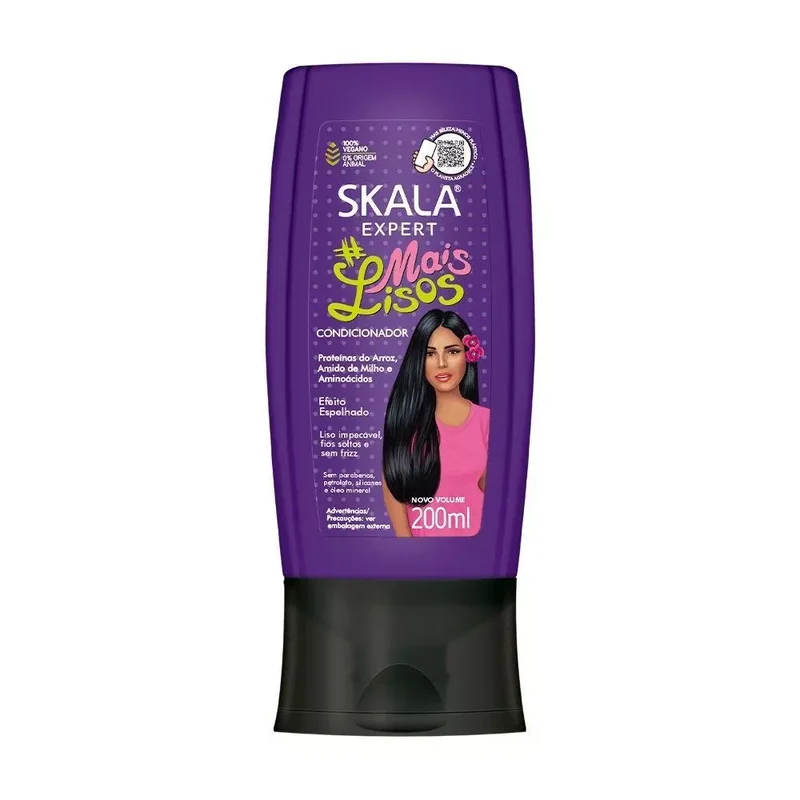Skala, Mais Lisos, Après-shampooing réparateur pour cheveux, 200 ml